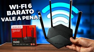 ESSE É O NOVO ROTEADOR WIFI 6 CUSTOBENEFÍCIO MERCUSYS MR60X [upl. by Eimmas624]