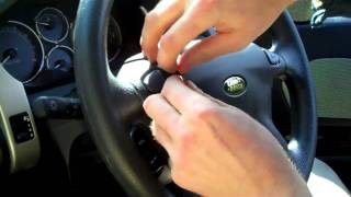 How to upgrade Land Rover Freelander steering wheel with aud [upl. by Siuluj]