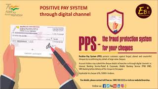 Positive Pay System PPS for Cheque Truncation System through PNB [upl. by Jeannette]