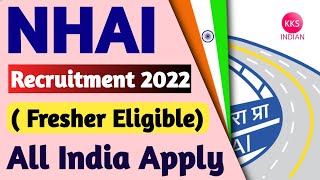 NHAI Recruitment 2022  Fresher Eligible  All India Apply  NHAI New Vacancy Manager Technical 2022 [upl. by Adihaj15]