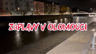 Povodeň Náplavka Olomouc záplavy v Olomouci přijde 100letá voda [upl. by Marge298]