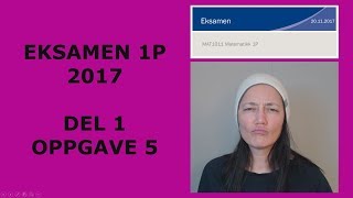 FORHOLD MATEMATIKK 1P Eksempel fra eksamensoppgave [upl. by Polly]