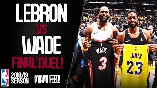 LeBron James vs Dwyane Wade FINAL DUEL  Full Highlights of last Matchup 10122018 [upl. by Hserus]