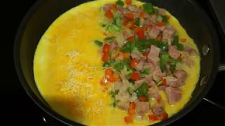 Western Omelet Easy Step By Step Chef [upl. by Chiou]