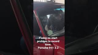 Fixing no start problem in record time Porsche 911 Carrera 32 [upl. by Notsae]