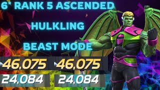 6 Rank 5 Ascended Hulkling The Hard Hitting Machine [upl. by Zehcnas]