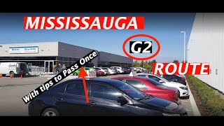 Mississauga G2 Route  With OnScreen Tips  Pass Your Test at First Attempt MississaugaG2Route [upl. by Henka]