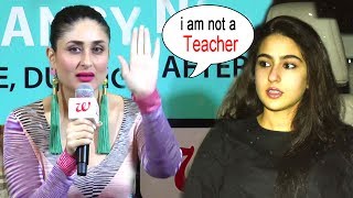 Kareena Kapoors Reaction On Giving Tips To Saifs Daughter Sara Ali Khans Bollywood Debut [upl. by Eatnahc]