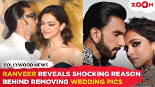 Ranveer Singh’s BOLD comment on why he REMOVED wedding pics with Deepika Padukone [upl. by Ettenan499]