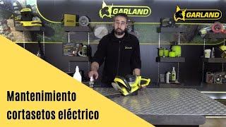 Mantenimiento cortasetos eléctrico  Aprende con Garland [upl. by Marilee]