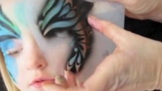 Face Painting made easy with Stencils [upl. by Krawczyk]