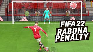 FIFA 22  THE RABONA PENALTY [upl. by Oalsecnew]