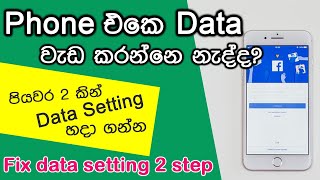 How to fix your mobile data setting  sinhala  2021 [upl. by Ferdy]