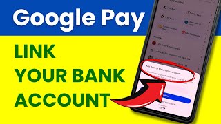 GPay Bank Account Add  How to Link Bank Account to Google Pay Application [upl. by Ellennaj]