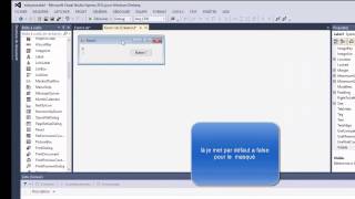comment utilisé quotlabelquot et quotquitter application créant un boutonquot en vb [upl. by Lyontine540]