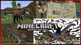 Jehol Dynasty DINOSAURIOS EN MINECRAFT PE 12130 [upl. by Ladd]