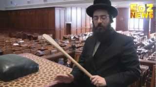 A tour of the main Belzer Synagogue in Jerusalem [upl. by Carrel]