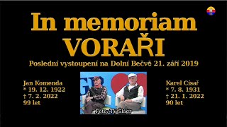 Dolní Bečva 21 září 2019 Poslední vystoupení Vorařů Karel Císař a Václav Janeček na Dol Bečvě [upl. by Siberson]