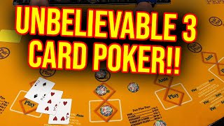 WILD 3 CARD POKER ACTION IN RENO NEVADA [upl. by Fairfax216]