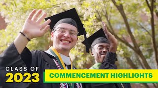 2023 Commencement Highlights  McDaniel College [upl. by Kendy621]