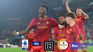 Roma 30 Sampdoria  Highlights Serie A TeleRadioStereo Sky DAZN Rai Roma Radio TMW Romanista [upl. by Ahsekim]