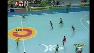 Futsal match Brasil Brazil Iran [upl. by Dupre]