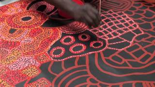 Aboriginal Artist Nellie Marks Nakamarra 1017 [upl. by Eclud]