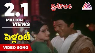 Pellante pandillu Video Song  Trisulam Movie  Krishnam Raju  Sridevi  Raadhika [upl. by Aimit]