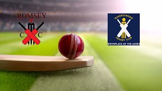 Romsey 1st XI vs Rupertswood [upl. by Esiocnarf]