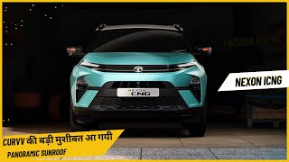 TATA Nexon iCNG with panoramic sunroof curvv killer [upl. by Syverson]