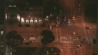 ICE Agent Shot Dead at California Federal Building [upl. by Slrahc]