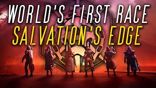 Destiny 2  SALVATIONS EDGE WORLDS FIRST RACE RAID ZONE HOSTED BY cbgray amp evanf1997 [upl. by Edrahs]