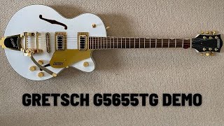 Gretsch Electromatic G5655TG Demo [upl. by Enila330]