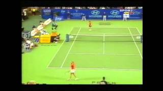 Kim clijsters v Virginia Ruano Pascual Hopman Cup highlights [upl. by Maynard]