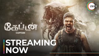 Captain  Official Trailer  Tamil  World Digital Premiere  Arya  Streaming Now On ZEE5 [upl. by Yunick]