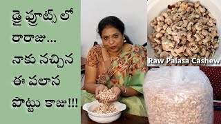 Palasa cashew palasa raw cashewపలాస పొట్టు జీడిపప్పు [upl. by Gyatt875]