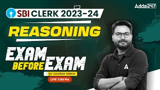 SBI Clerk 2024  SBI Clerk Most Expected Paper  SBI Clerk Reasoning Tricks By Saurav Singh [upl. by Aurilia757]