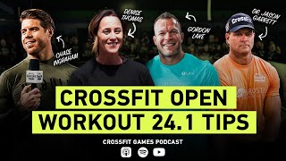 CrossFit Open Workout 241 Tips With Denise Thomas Gordon Lake and Dr Jason Garrett [upl. by Enirahtak]