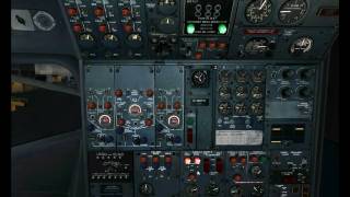 FSX Captain Sim Boeing 727100200 cold and dark startup [upl. by Hunfredo]