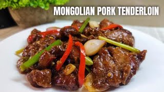 Cook this at home way better  Pork Recipe  Mongolian Pork Tenderloin [upl. by Erwin]