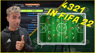 4321 IN FIFA 22  FIFA 22 Moduli E Tattiche [upl. by Olinad]