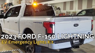 2023 Ford F150 Lightning EV Emergency Lights Kit [upl. by Rosenstein]