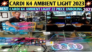 cardi k4 ambient light🕯️how to ambient light car 🚗 ambient light car interior caraccessories [upl. by Isborne303]