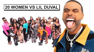 20 WOMEN VS 1 COMEDIAN  LIL DUVAL [upl. by Akerehs]