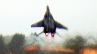 🇵🇱 Polish MiG29 Takeoff quot Ultimate Sick Bag Maneuver quot [upl. by Ariad]