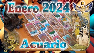 ♒ACUARIO ENERO 2024 Horóscopo y Predicciones con los 12 Aspectos Clave de la Rueda Astrológica👌♒ [upl. by Okier]