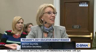 Bustos Questions Secretary of Education Betsy DeVos [upl. by Gulgee992]