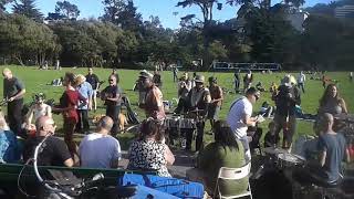 Hippie Hill Drum Circle with Dancing Sisters [upl. by Azilem]