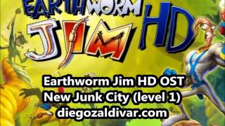 Earthworm Jim HD Music  New Junk City [upl. by Yenruoj828]