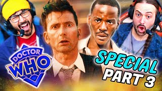 DOCTOR WHO REACTION 60th Anniversary Special 3  quotThe Gigglequot Review  David Tennant to Ncuti Gatwa [upl. by Sharlene558]